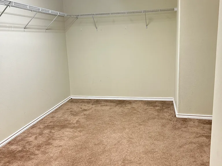 Master walk in closet