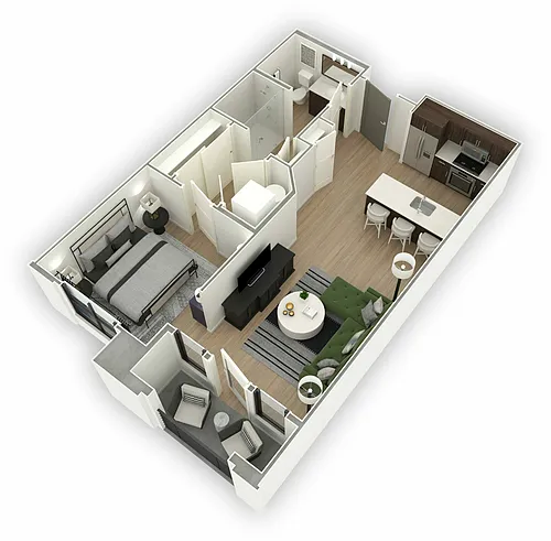 Floor plan Studio