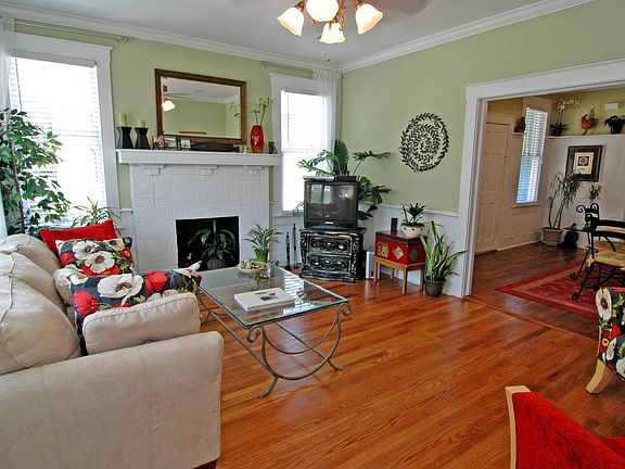 Gleaming wood floors
