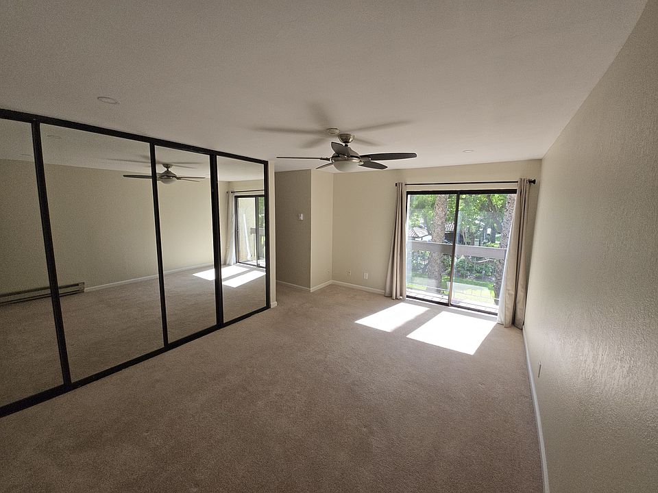 Master bedroom with built-in closet