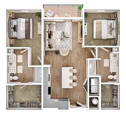 Floor plan B1