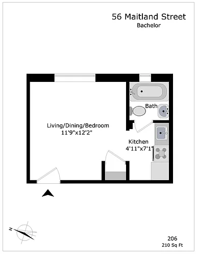 Floor plan 50016B-206