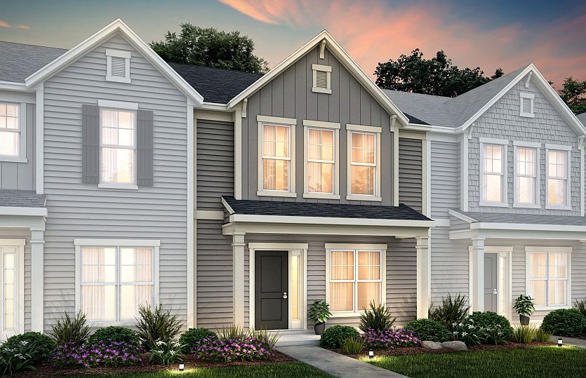 Graylyn Exterior 4 features siding, covered front porch and 1-car rear load garage