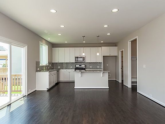 Family Room and Kitchen
