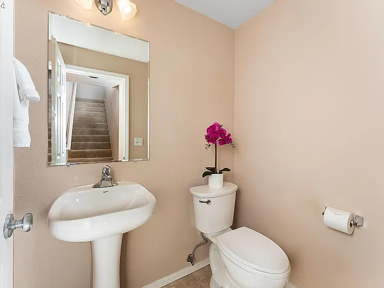 Main floor half bath