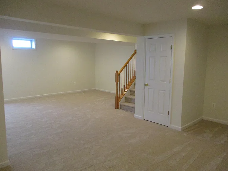 Opposite view of finished lower level