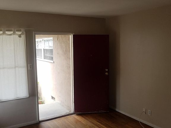 looking out the front door