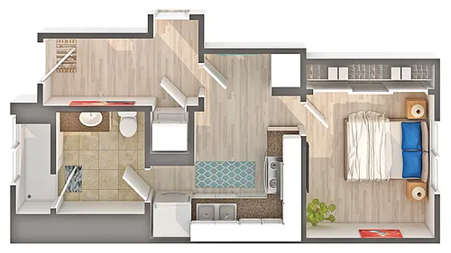 Floor plan Junior A7