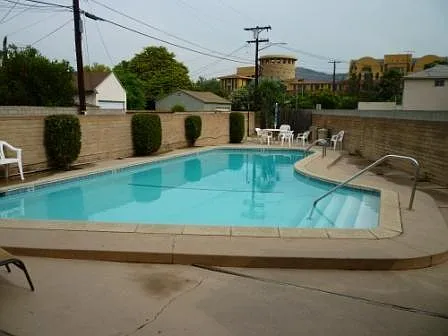 pool - back of building