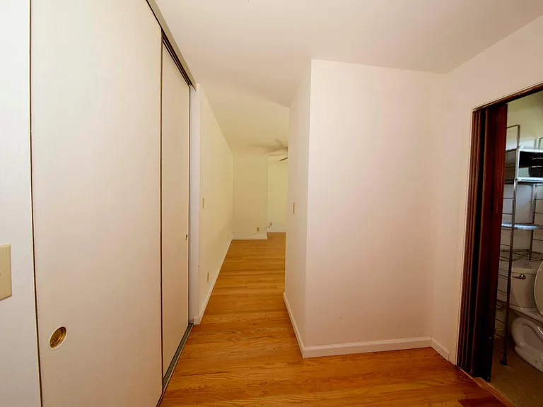 Hallway with Storage cabinet
