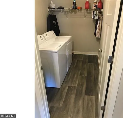 Upstairs laundry room