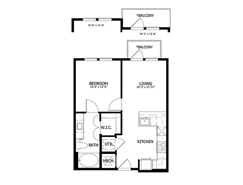 Floor plan Stag's Leap 8A1