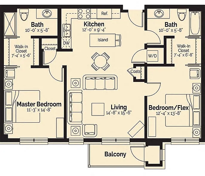 Floor plan Harlow