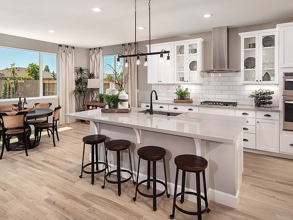Kitchen to dining area