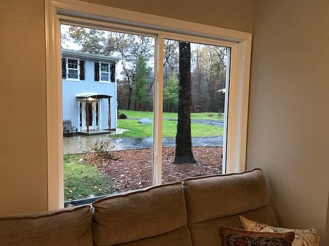 Blinds have been added to all windows for privacy.