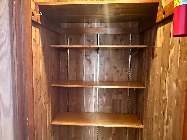 Large pantry in kitchen