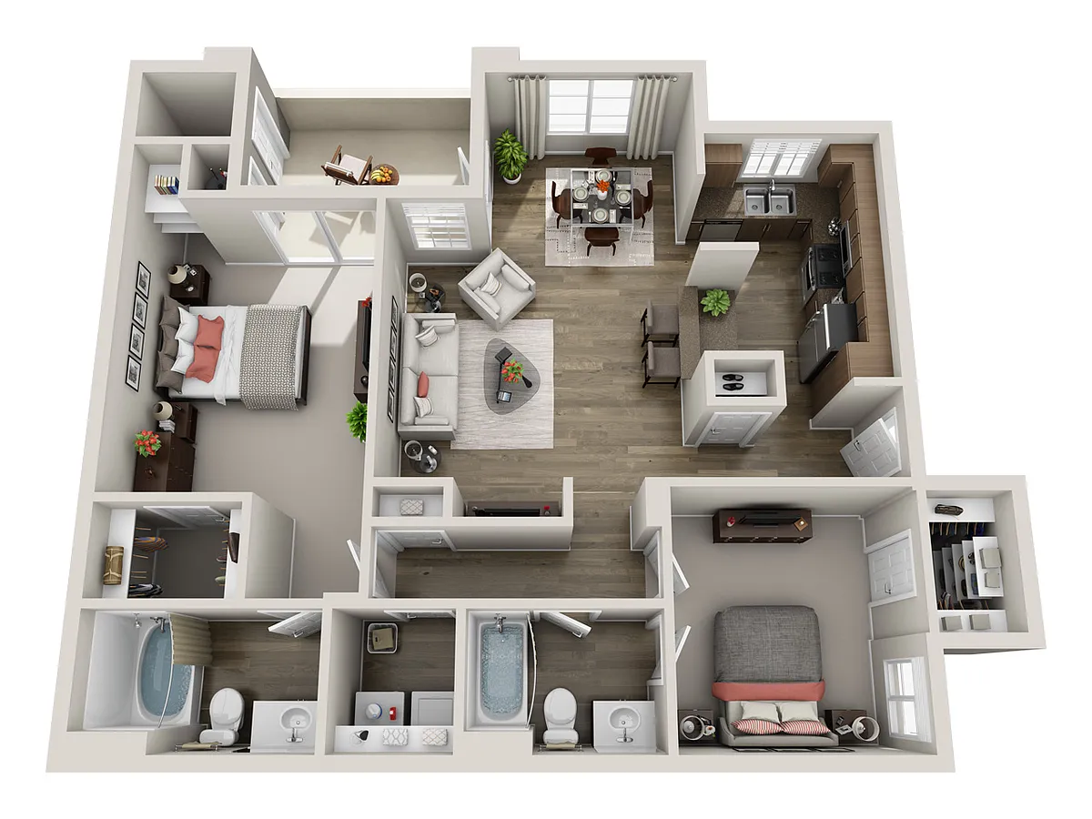 Floor plan Madrid (Premium)