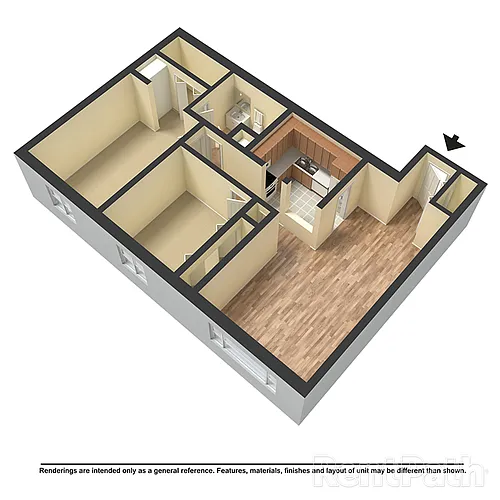 Floor plan 2x1I