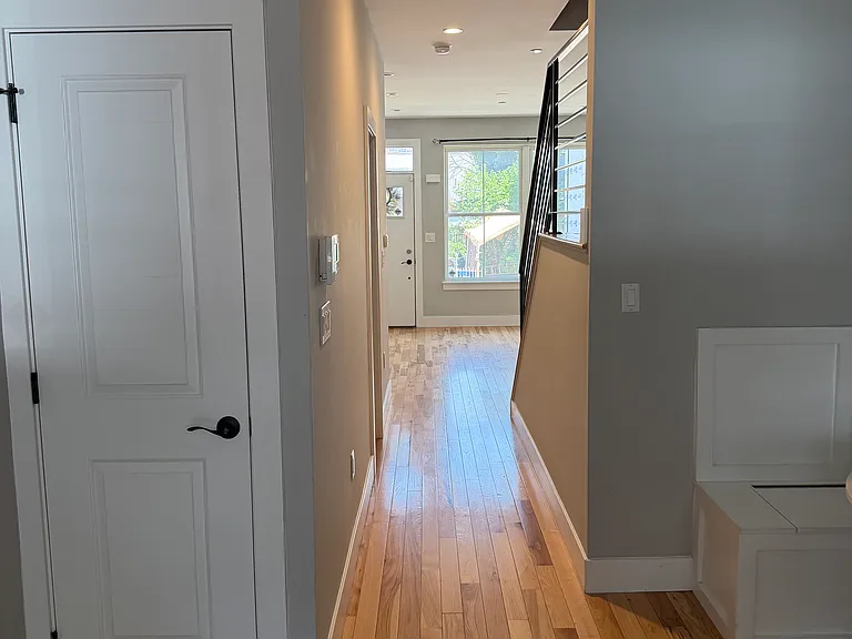 View from kitchen to front