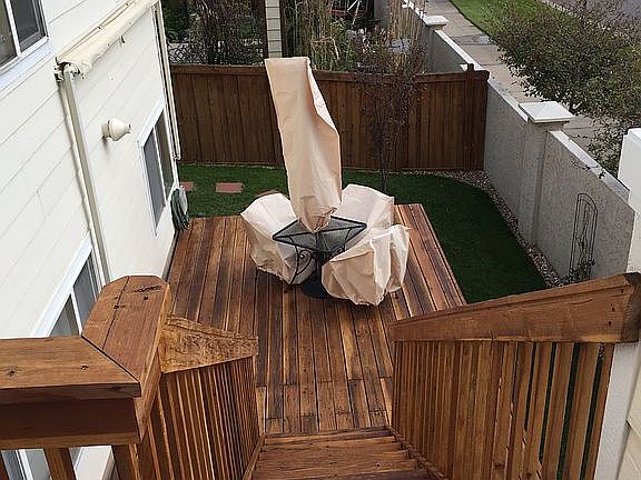 Backyard Upper Level View