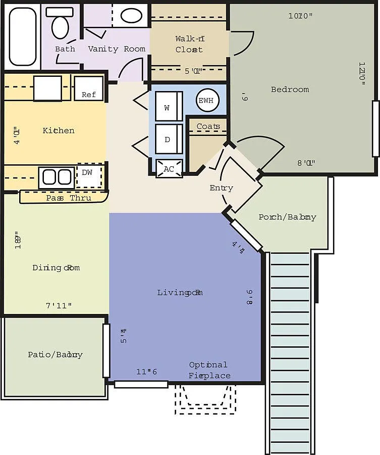 Floor plan Blue Heron