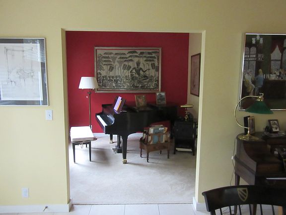 view into alcove from LR