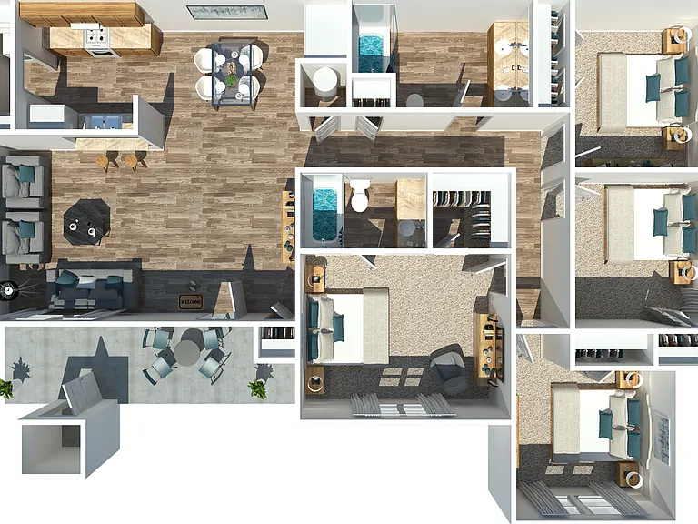 4 Bedroom 3 Bathroom 4 Bedroom 3 Bathroom