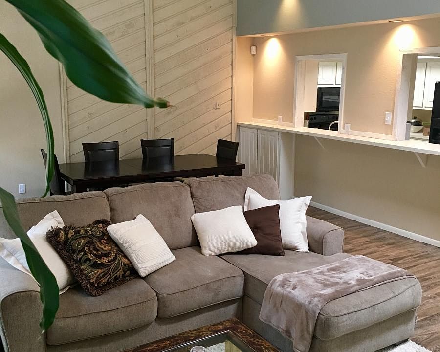 Open concept living and dining