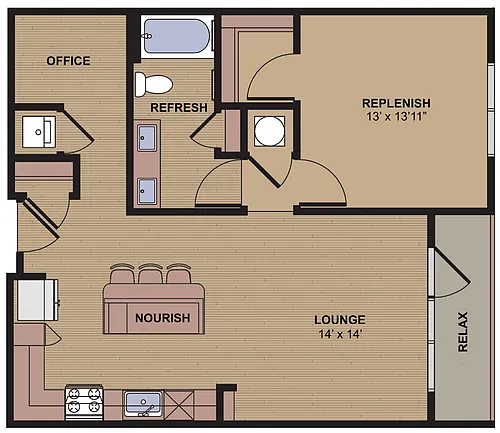 Floor plan A1M