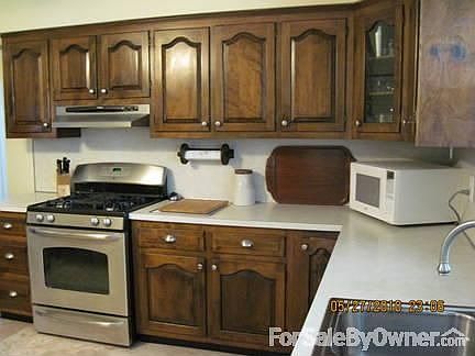 Kitchen on main level
						:
						Nice cabinets and upgraded appliances.