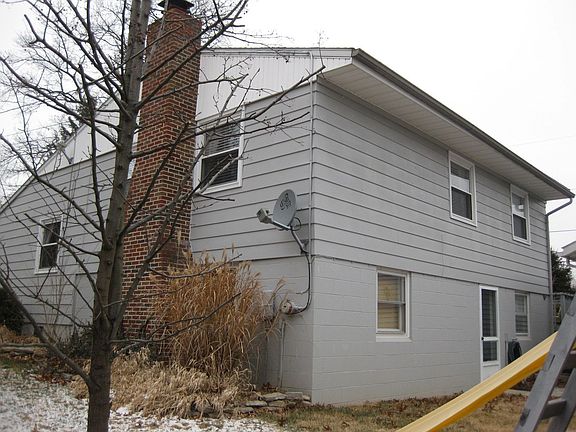View of house from back yard