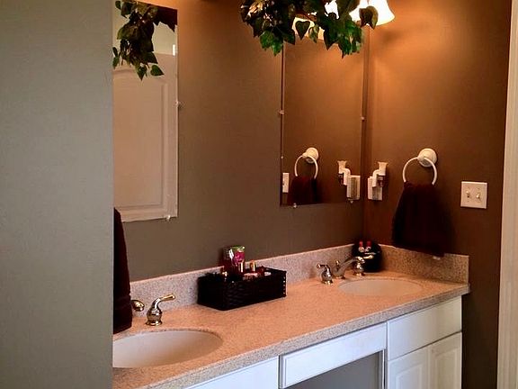 Double sinks in Master Bath