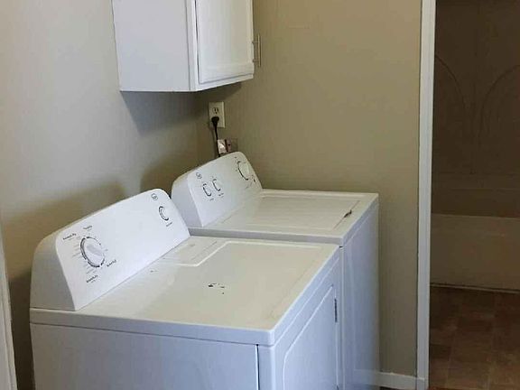 Washer and dryer provided (only 3 years old).