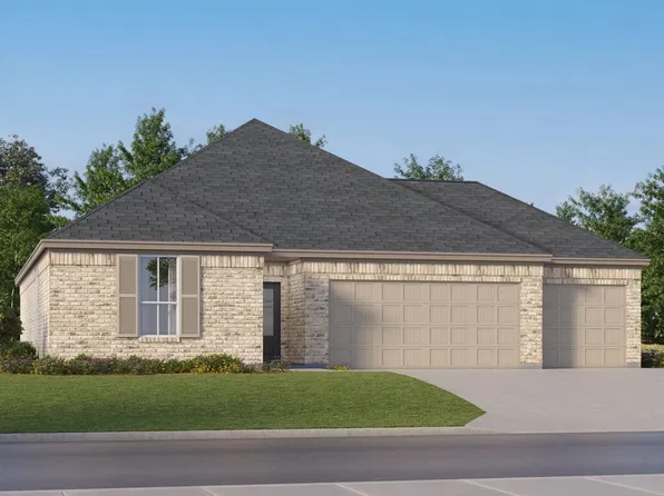 Frey w/ 3 Car Garage Plan, Foree Ranch : Classic 3 Car Collection
