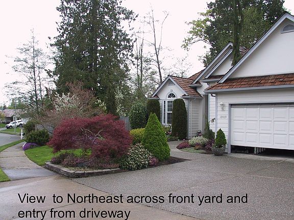 Front yard from driveway