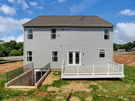 Exterior Rear with Optional Deck and Walkout