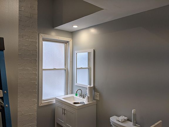 Completely remodeled bathroom.