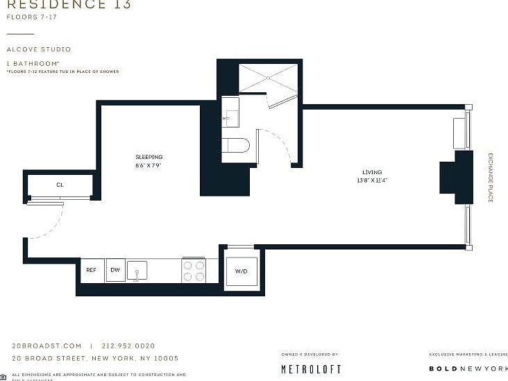 2nd image of 20 Broad St APT 1613