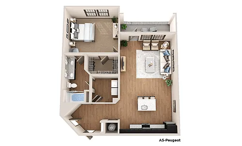 Floor plan Peugot