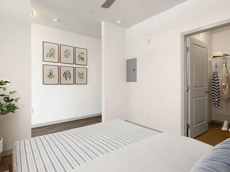 Bedroom with Hard Surface Flooring