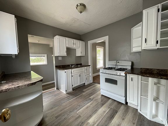 View when coming up the basement stairs