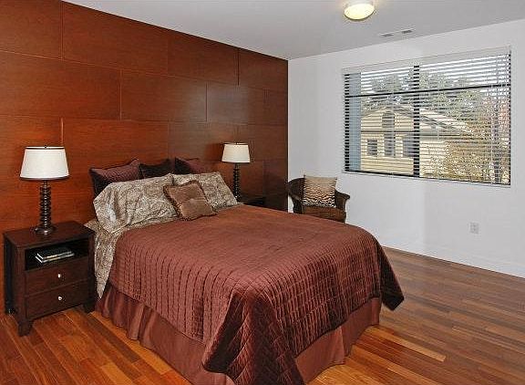 Custom Hardwood Wall, & Access to Private Deck