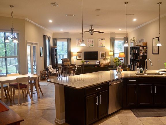 Family room from kitchen