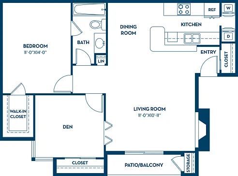 1 Bedroom | 1 Bath | 836 SF 1 Bedroom | 1 Bath | 836 SF