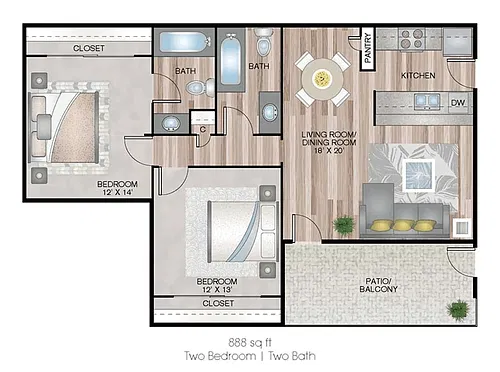 Floor plan B2