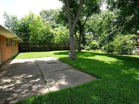 Large park like back yard