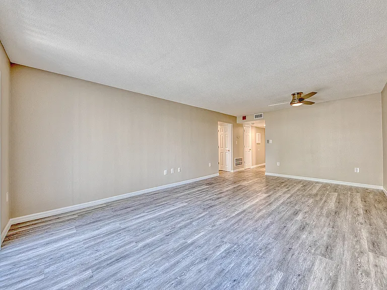 Multiple ceiling fans
