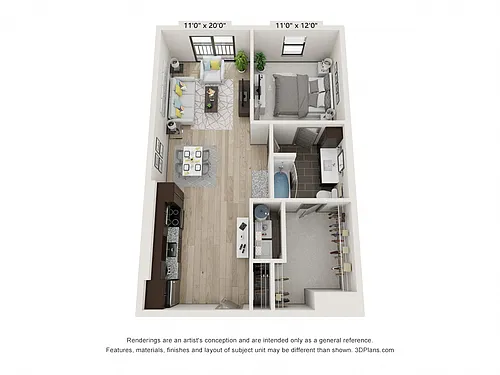 Floor plan The Lincoln - A6