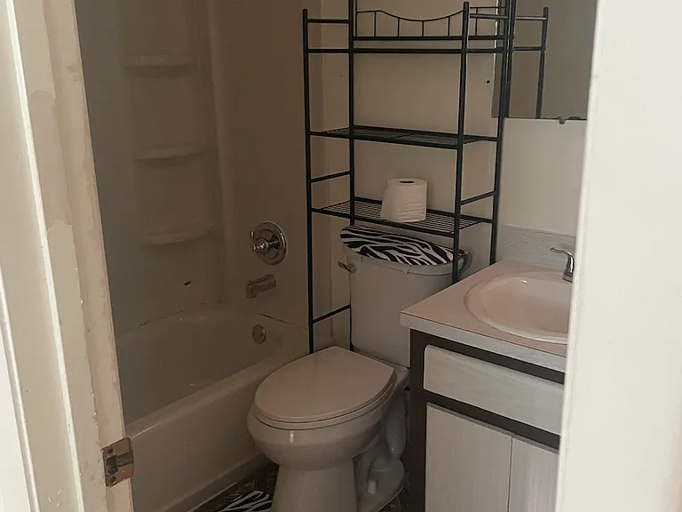One bathroom