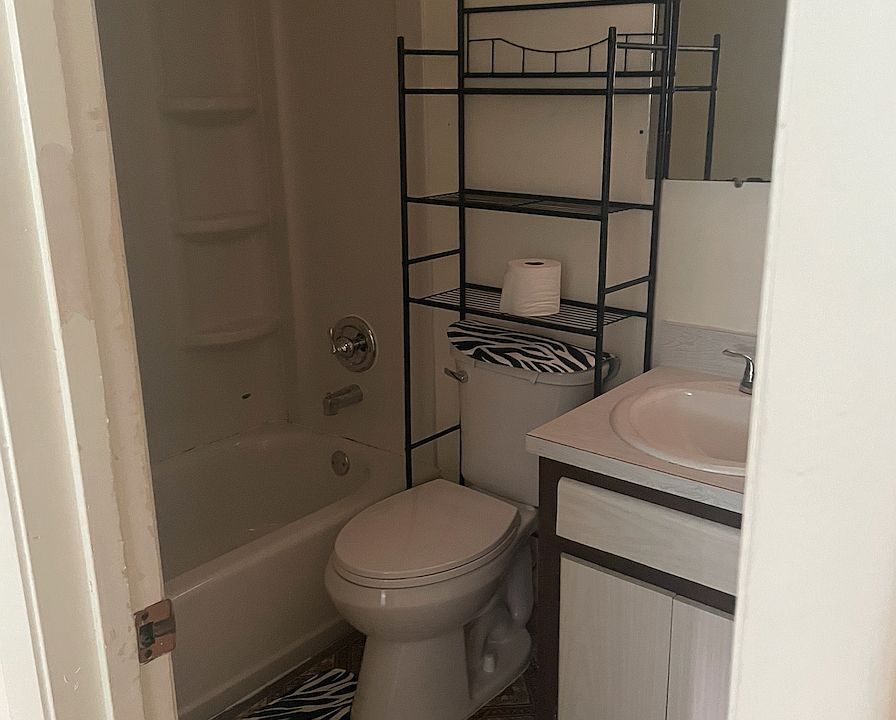 One bathroom